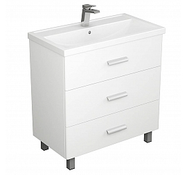 Тумба с умывальником Uncoria Гарда 80 см белая