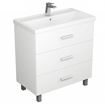 Тумба с умывальником Uncoria Гарда 80 см белая