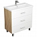 Тумба с умывальником Uncoria Гарда 80 см дуб сонома/белый