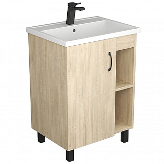 Тумба с умывальником Uncoria Дора 60 см дуб сонома