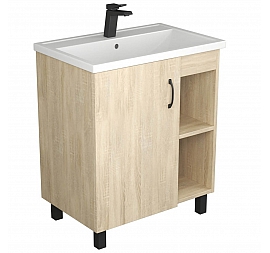 Тумба с умывальником Uncoria Дора 70 см дуб сонома