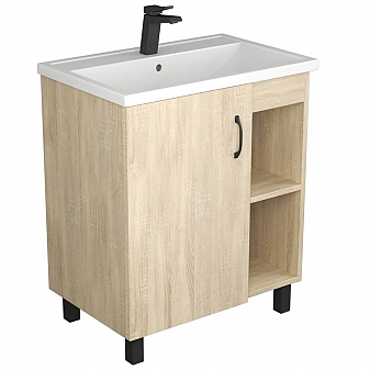 Тумба с умывальником Uncoria Дора 70 см дуб сонома