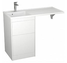 Тумба с умывальником Veneciana Torre 110 см белая