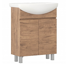 Тумба с умывальником Vigo Wing 700-2-0 напольная 70 см дуб золотой