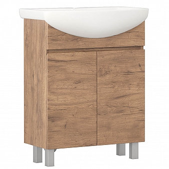 Тумба с умывальником Vigo Wing 700-2-0 напольная 70 см дуб золотой