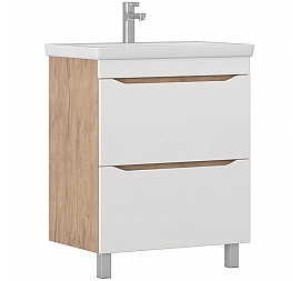 Тумба с умывальником Vigo Grani 700-0-2 70 см напольная дуб золотой