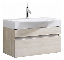 Тумба с умывальником Aqwella 5 stars Bergamo Ber.01.08/A 80 см акация