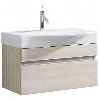 Тумба с умывальником Aqwella 5 stars Bergamo Ber.01.08/A 80 см акация