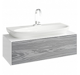 Тумба с умывальником Aqwella 5 stars Genesis GEN0110MG 100 см миллениум серый