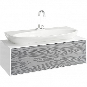 Тумба с умывальником Aqwella 5 stars Genesis GEN0110MG 100 см миллениум серый