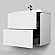 Тумба с умывальником AM.PM Gem M90FHX06022WG 60 см 2 ящика белая