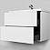 Тумба с умывальником AM.PM Gem M90FHX07522WG 75 см 2 ящика белая