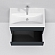 Тумба с умывальником AM.PM Gem M90FHX07522GM 75 см 2 ящика графит