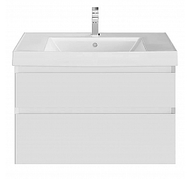 Тумба с умывальником Kerama Marazzi Cubo CUB.80.2\WHT.M 80 см