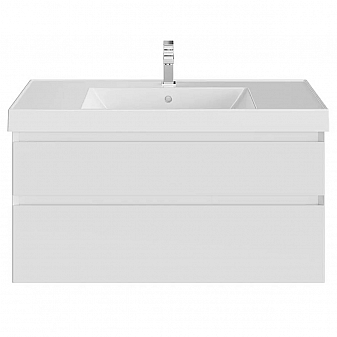 Тумба с умывальником Kerama Marazzi Cubo CUB.100.2\WHT.M 100 см