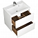Тумба с умывальником Uncoria Тронто 70 см белая