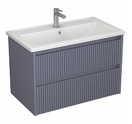 Тумба с умывальником Veneciana Alterno 70 см серая