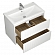 Тумба с умывальником Veneciana Alterno 80 см белая