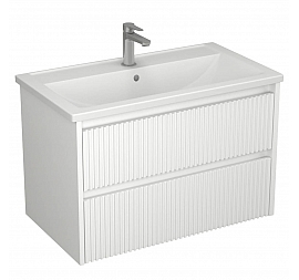 Тумба с умывальником Veneciana Alterno 80 см белая