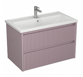 Тумба с умывальником Veneciana Alterno 80 см пудровая