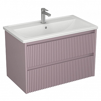 Тумба с умывальником Veneciana Alterno 80 см пудровая