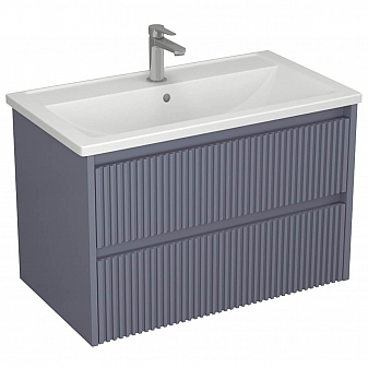 Тумба с умывальником Veneciana Alterno 80 см серая