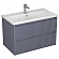 Тумба с умывальником Veneciana Alterno 80 см серая