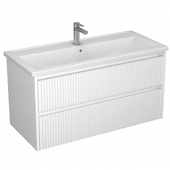 Тумба с умывальником Veneciana Alterno 100 см белая