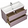 Тумба с умывальником Veneciana Alterno 100 см пудровая