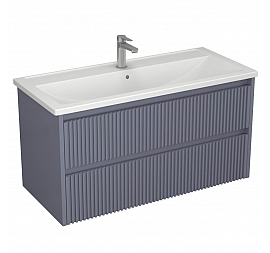 Тумба с умывальником Veneciana Alterno 100 см серая