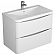 Тумба с умывальником Veneciana Mayra 80 см белая подвесная