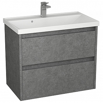 Тумба с умывальником Veneciana Muskat 70 см темный камень