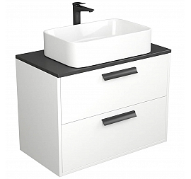 Тумба с умывальником Veneciana Orta 80 см белая