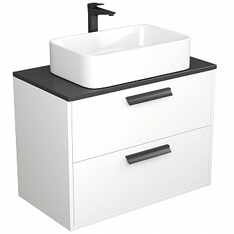 Тумба с умывальником Veneciana Orta 80 см белая