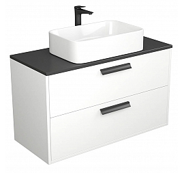 Тумба с умывальником Veneciana Orta 100 см белая