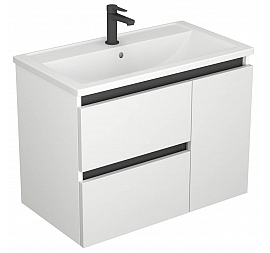 Тумба с умывальником Veneciana Parino 80 см белая