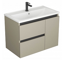 Тумба с умывальником Veneciana Parino 80 см бежевая