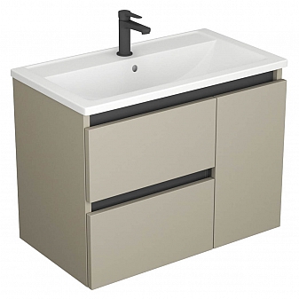 Тумба с умывальником Veneciana Parino 80 см бежевая