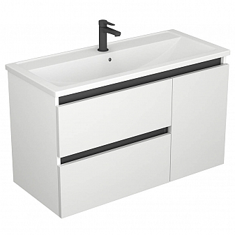 Тумба с умывальником Veneciana Parino 100 см белая