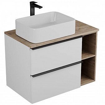 Тумба с умывальником Veneciana Sangro 80 см белая