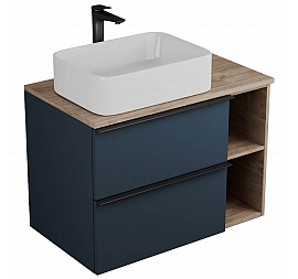 Тумба с умывальником Veneciana Sangro 80 см индиго