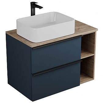 Тумба с умывальником Veneciana Sangro 80 см индиго