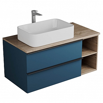 Тумба с умывальником Veneciana Sangro 100 см индиго