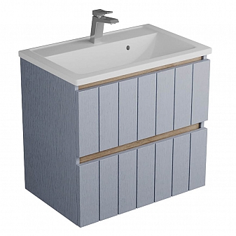 Тумба с умывальником Veneciana Tellaro 70 см азур