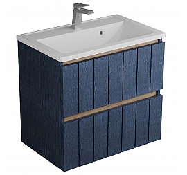 Тумба с умывальником Veneciana Tellaro 70 см индиго