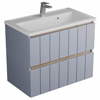 Тумба с умывальником Veneciana Tellaro 80 см азур