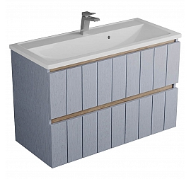 Тумба с умывальником Veneciana Tellaro 100 см азур