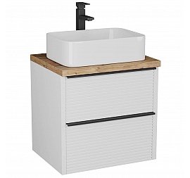 Тумба с умывальником Veneciana Torno 65 см белая