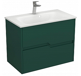 Тумба с умывальником Veneciana Veneto 80 см зелёная