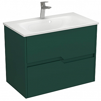 Тумба с умывальником Veneciana Veneto 80 см зелёная